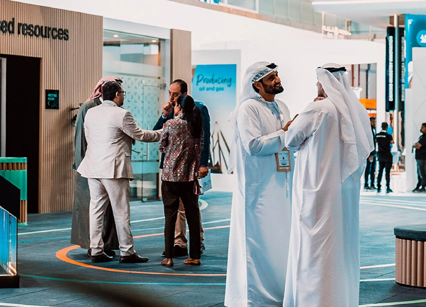Tadweer Group stakeholders and partners at an industry event